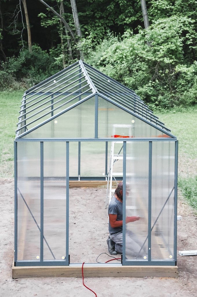 building palram greenhouse kit piece by piece